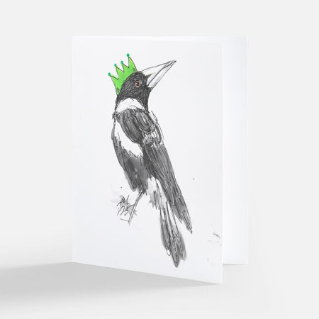 Magpie | Christmas Cards | Australian Native Birds | Greeting Card