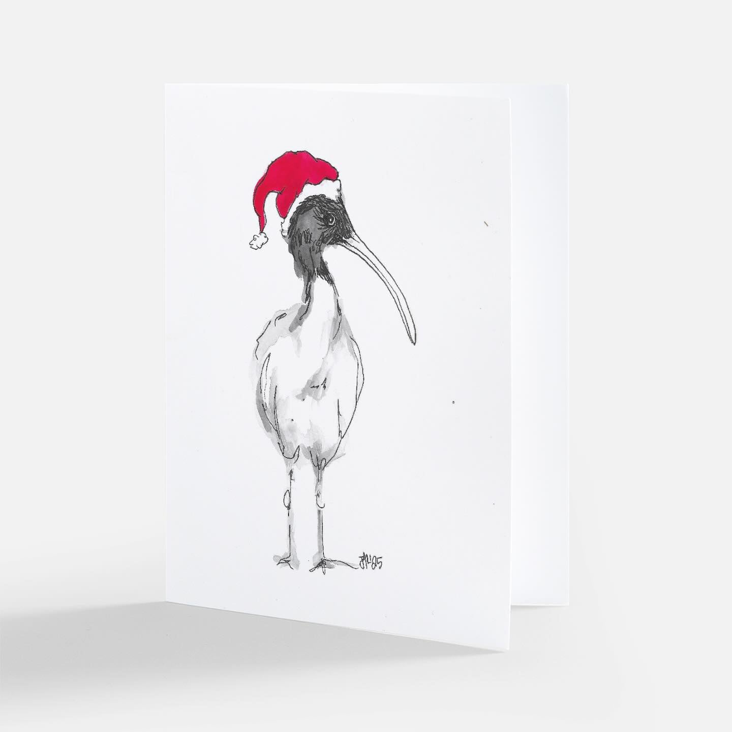 Ibis | Christmas Card | Australian Native Bird | Greeting Card