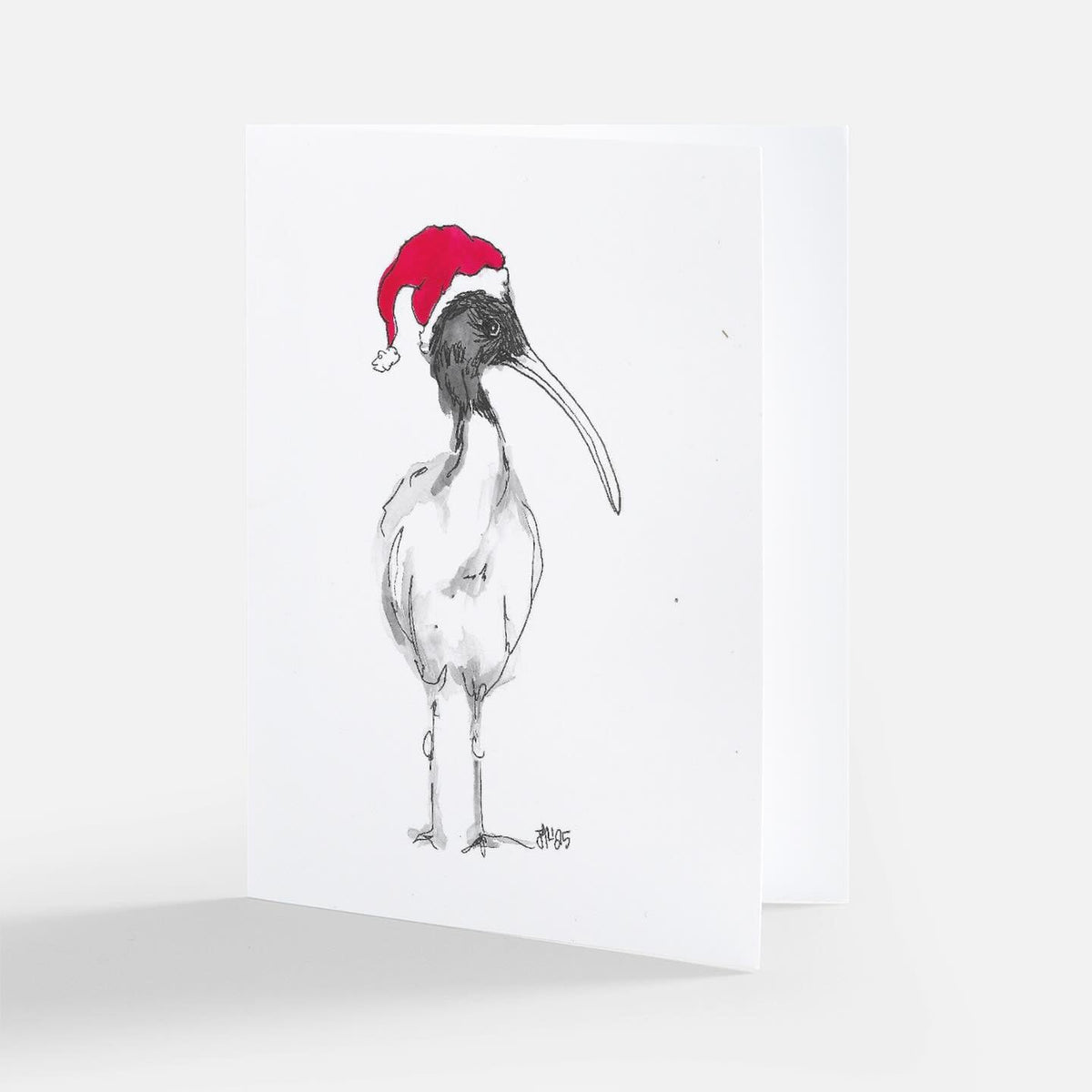 Ibis | Christmas Card | Australian Native Bird | Greeting Card