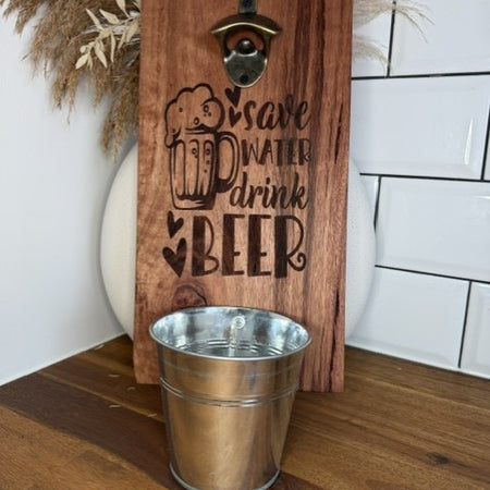 Reclaimed Timber Bottle Opener