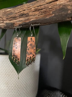 Cooper Jump Ring Earrings