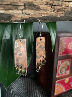 Cooper Jump Ring Earrings