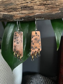 Cooper Jump Ring Earrings