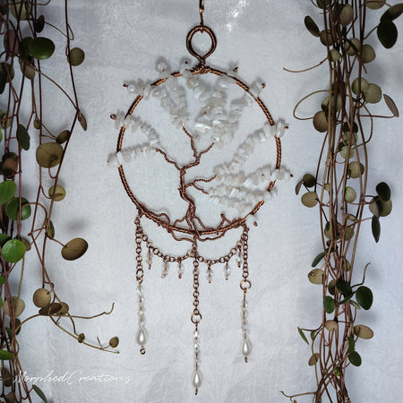 Cooper Celtic Moonstone Tree of Life
