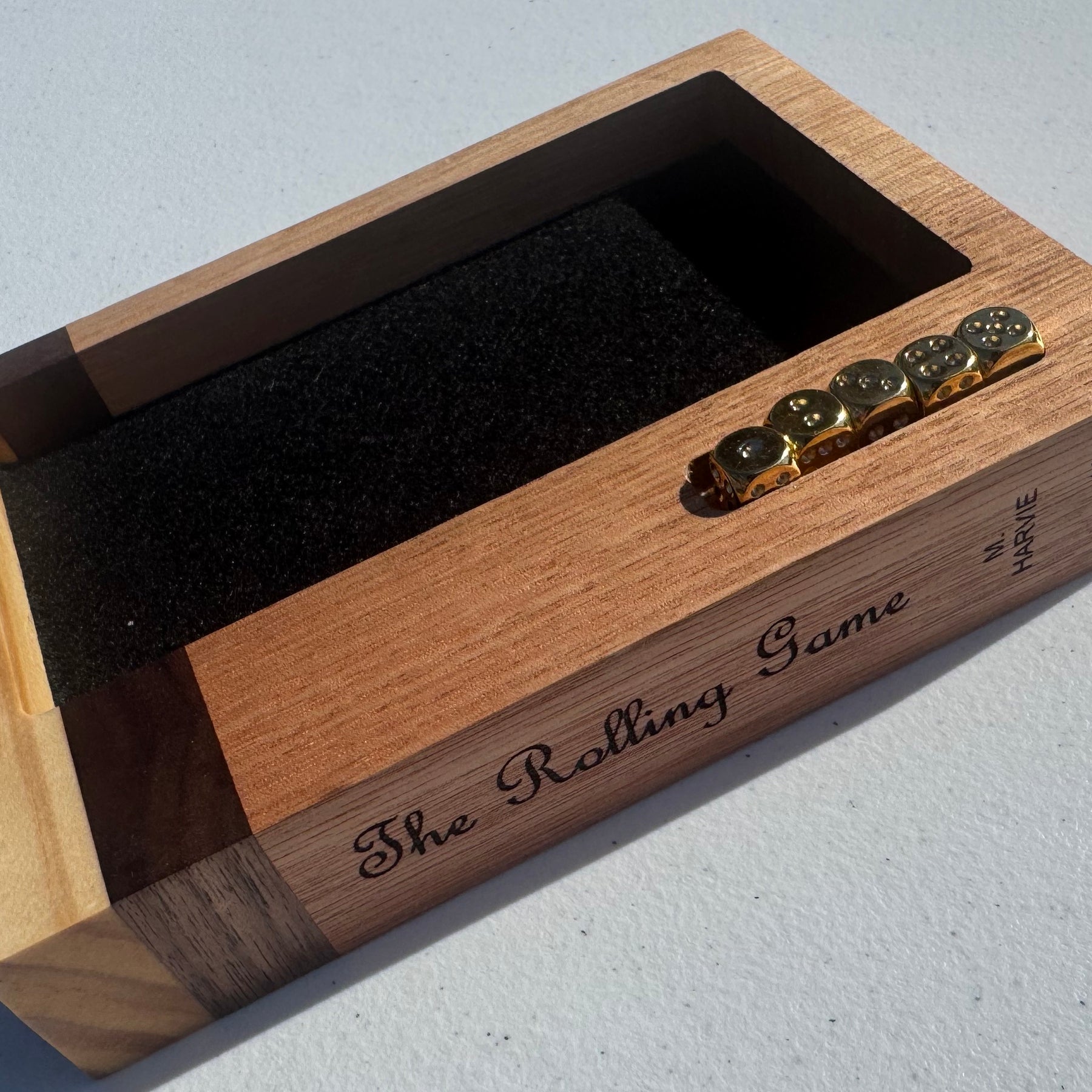 Dice Rolling Tray Book