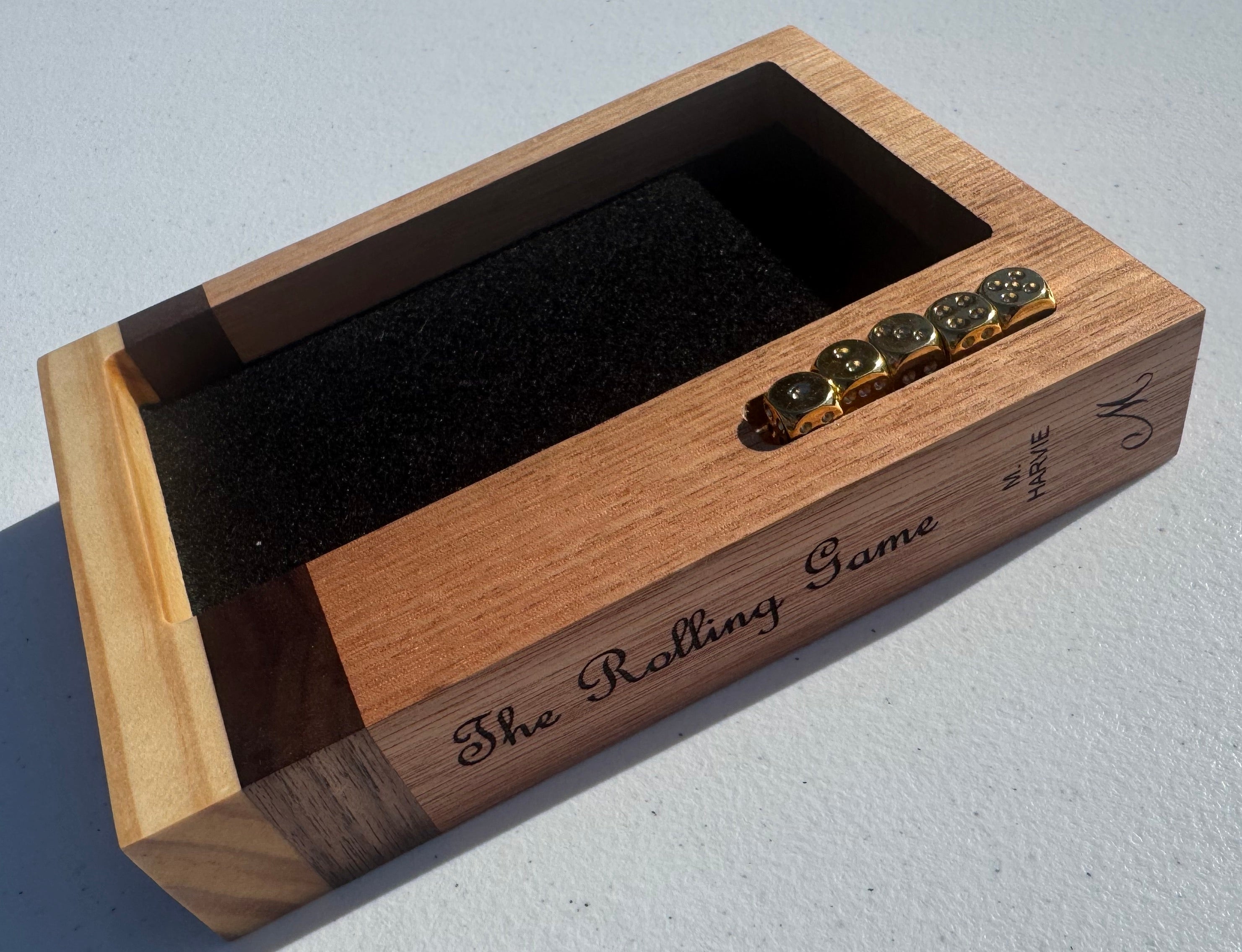 Dice Rolling Tray Book