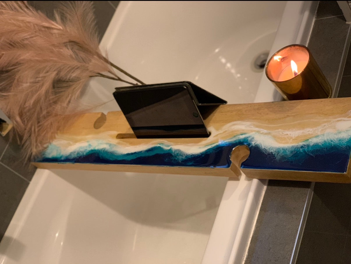 Bathroom accessories | spa | ocean waves | home decor | housewarming gift | gift ideas