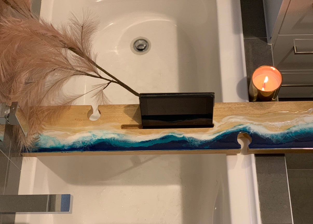 Bathroom accessories | spa | ocean waves | home decor | housewarming gift | gift ideas