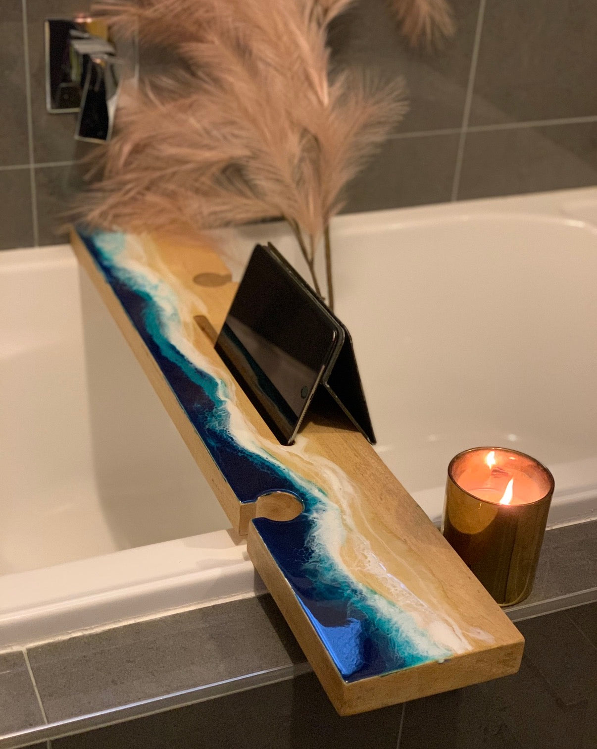 Bathroom accessories | spa | ocean waves | home decor | housewarming gift | gift ideas