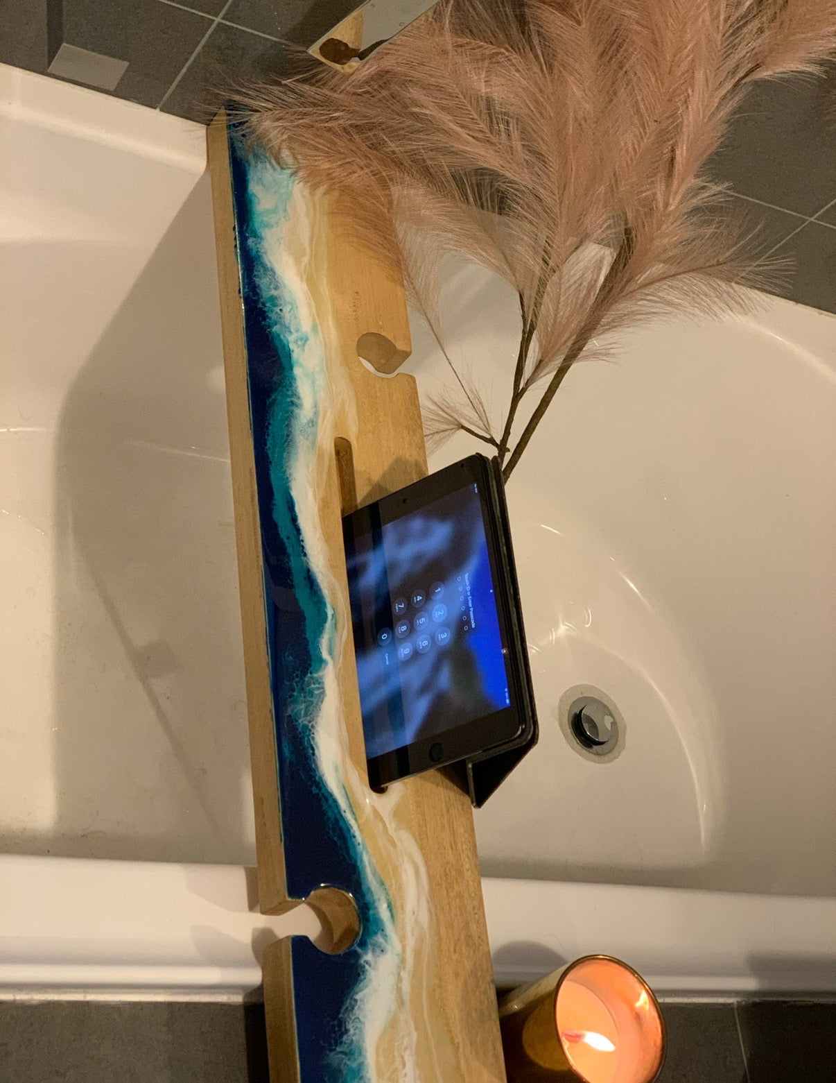 Bathroom accessories | spa | ocean waves | home decor | housewarming gift | gift ideas