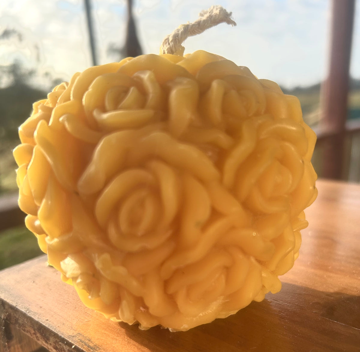 Floral Beeswax candles natural scent