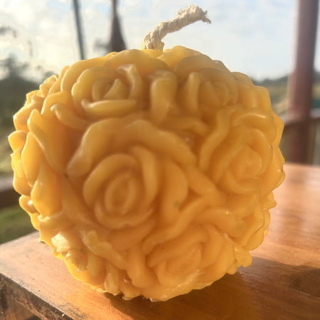 Floral Beeswax candles natural scent