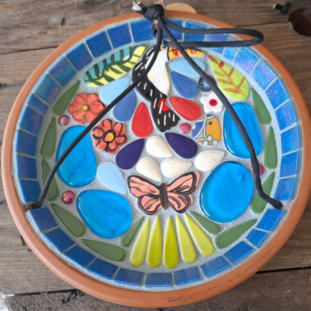 Save the Bees! Mosaic Dish for a Bee Bath