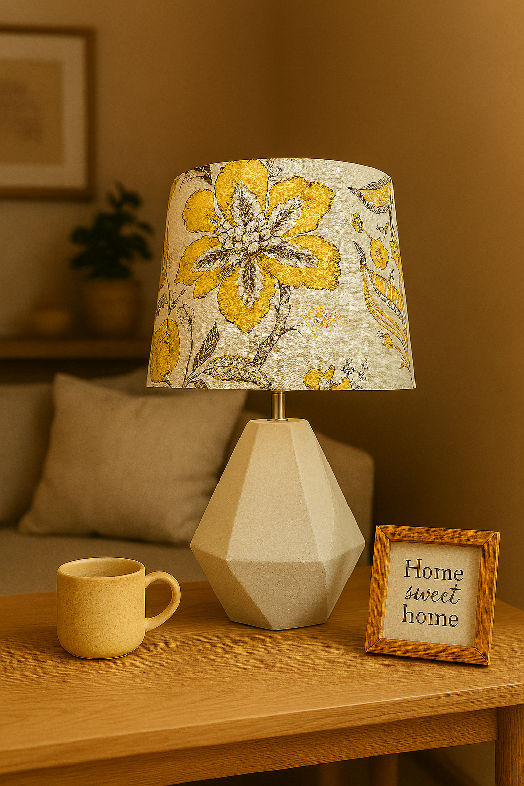 Citrus Bloom Empire Lampshade