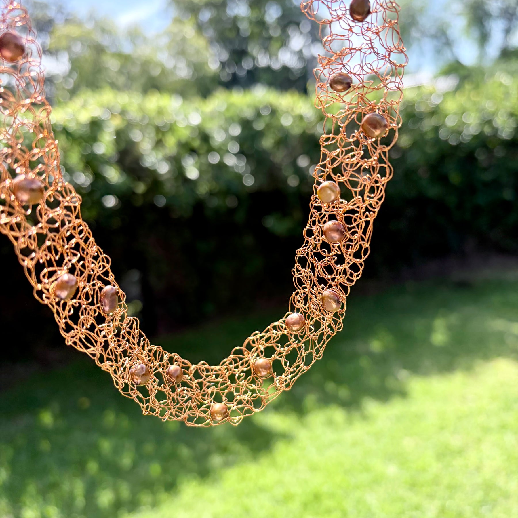 “Power of Copper” necklace