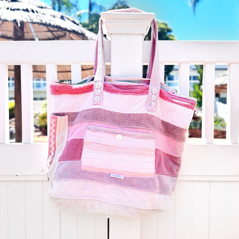 Handmade Beach Bag From Upcycled MAterials
