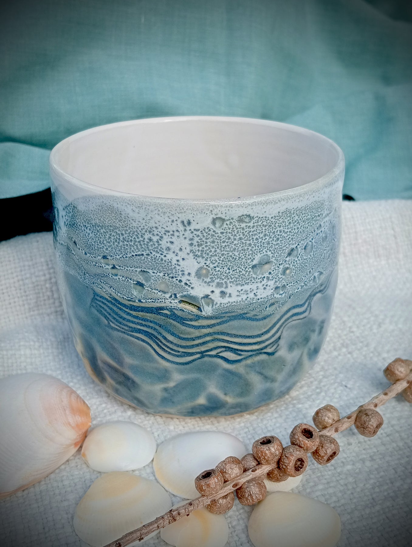 Beneath the waves large tumbler