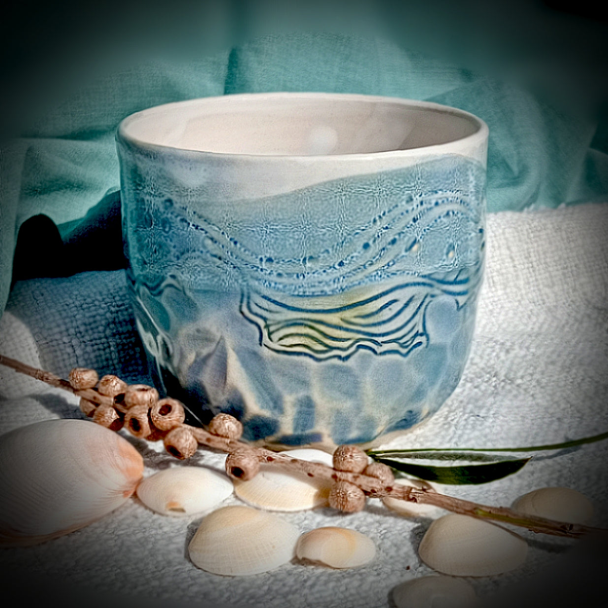 Beneath the waves large tumbler