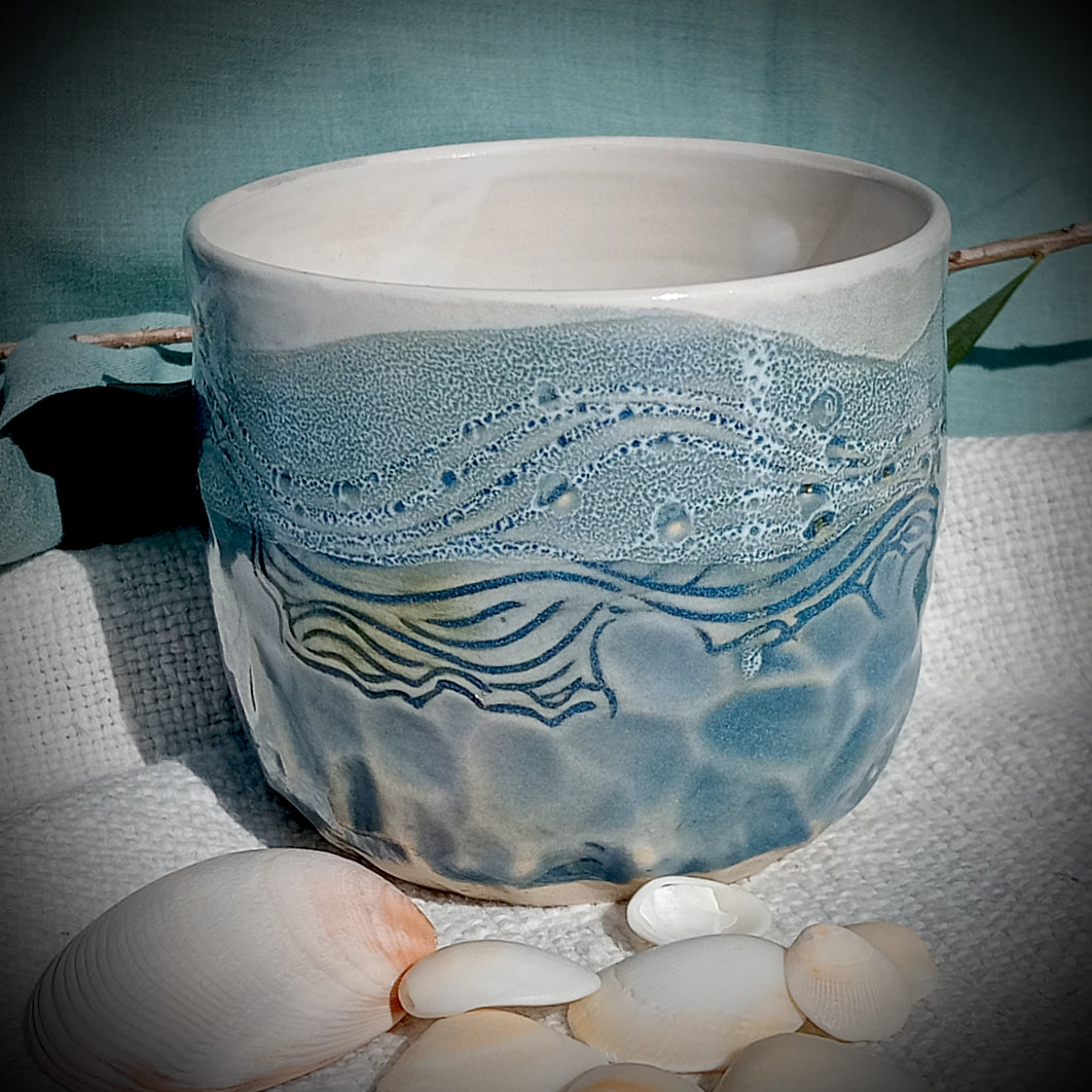 Beneath the waves large tumbler