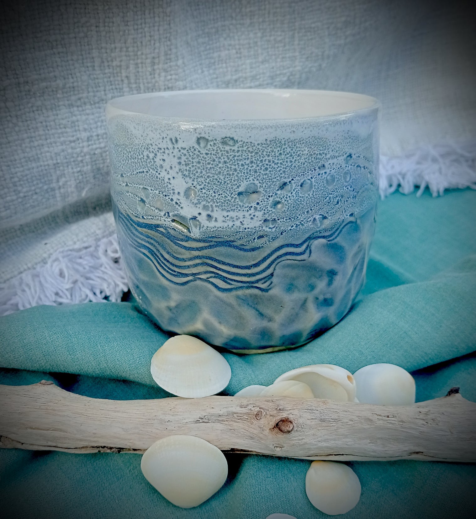 Beneath the waves large tumbler