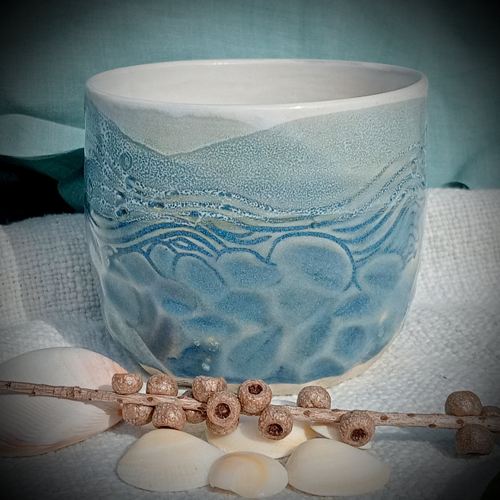 Beneath the waves large tumbler