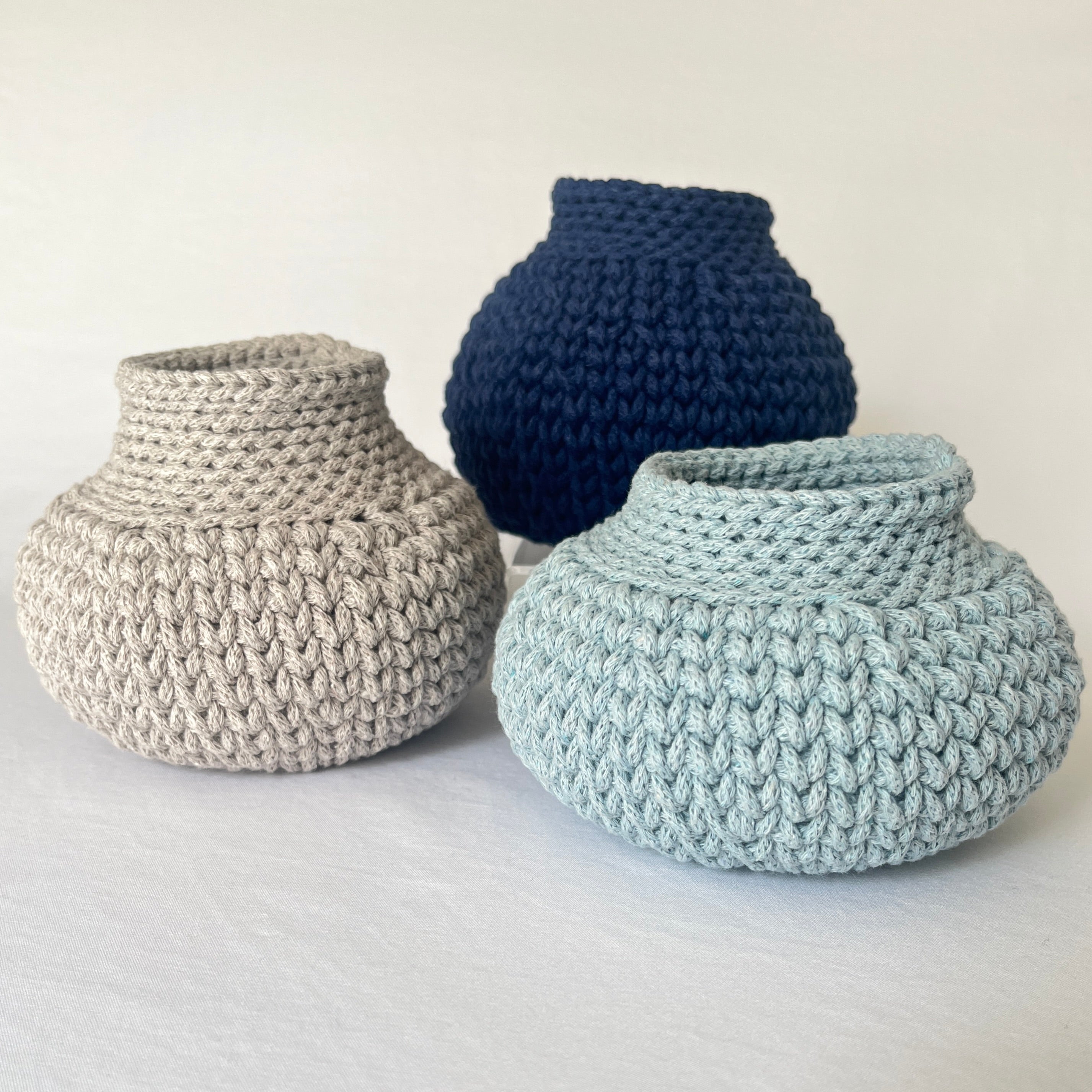 Shoreline Vessels #3 - handmade - crochet