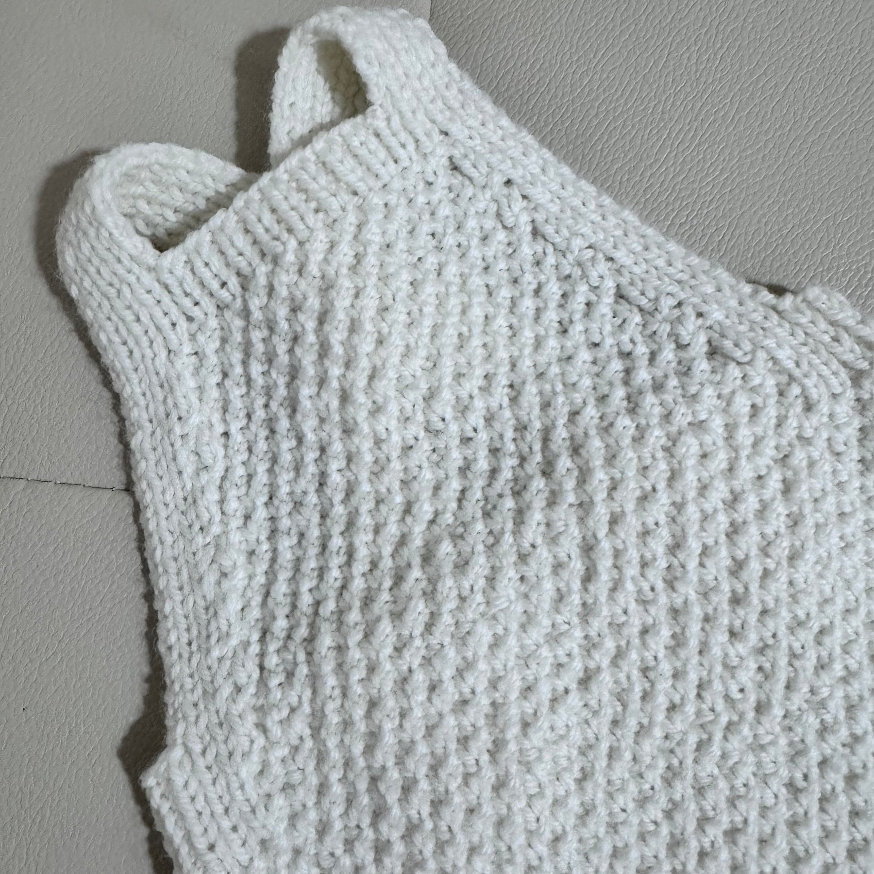 Hand Knitted Baby Romper