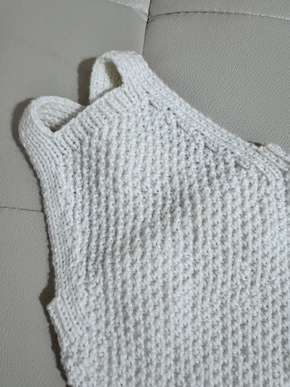 Hand Knitted Baby Romper