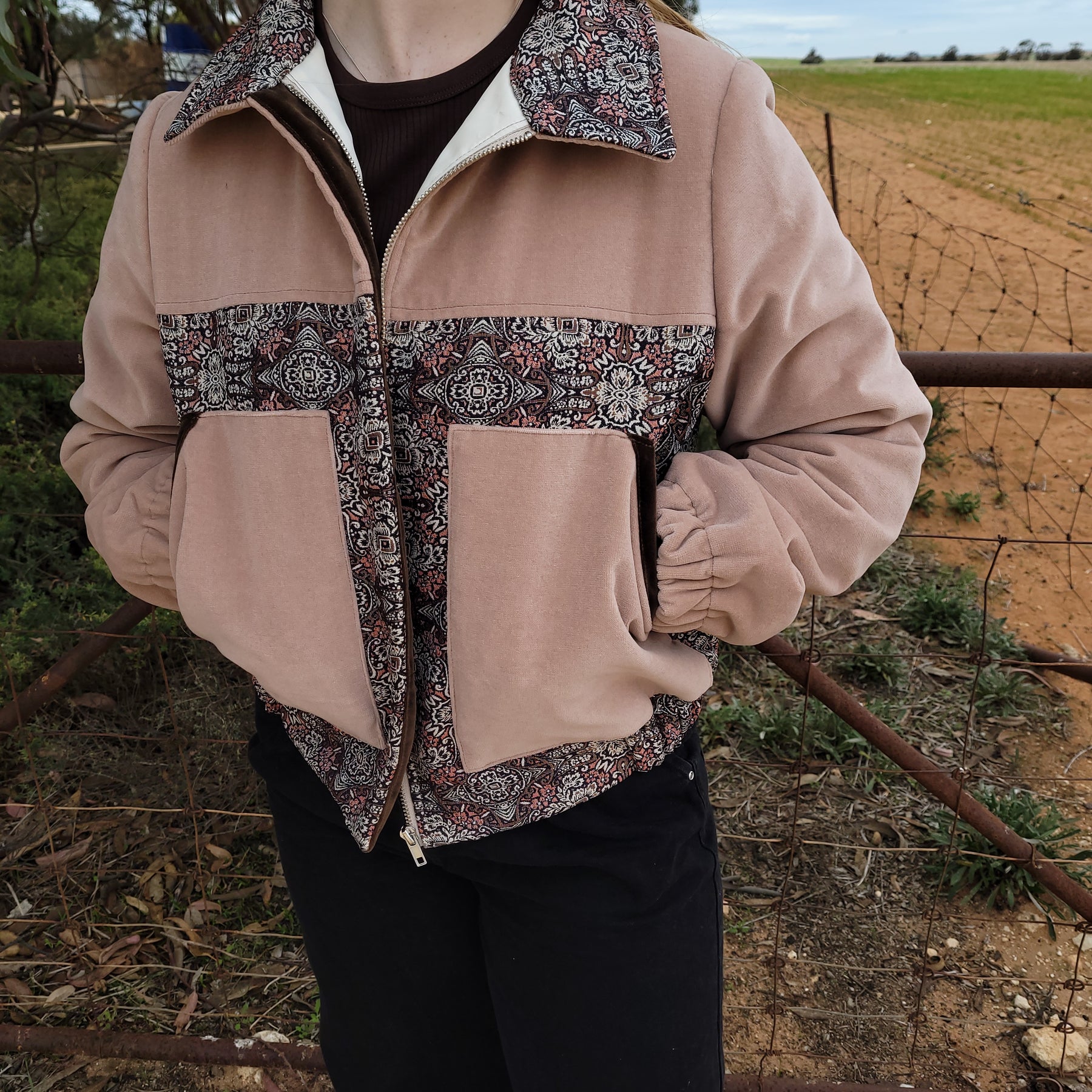 Dusk Til Dawn - Retro Bomber jacket - S/M