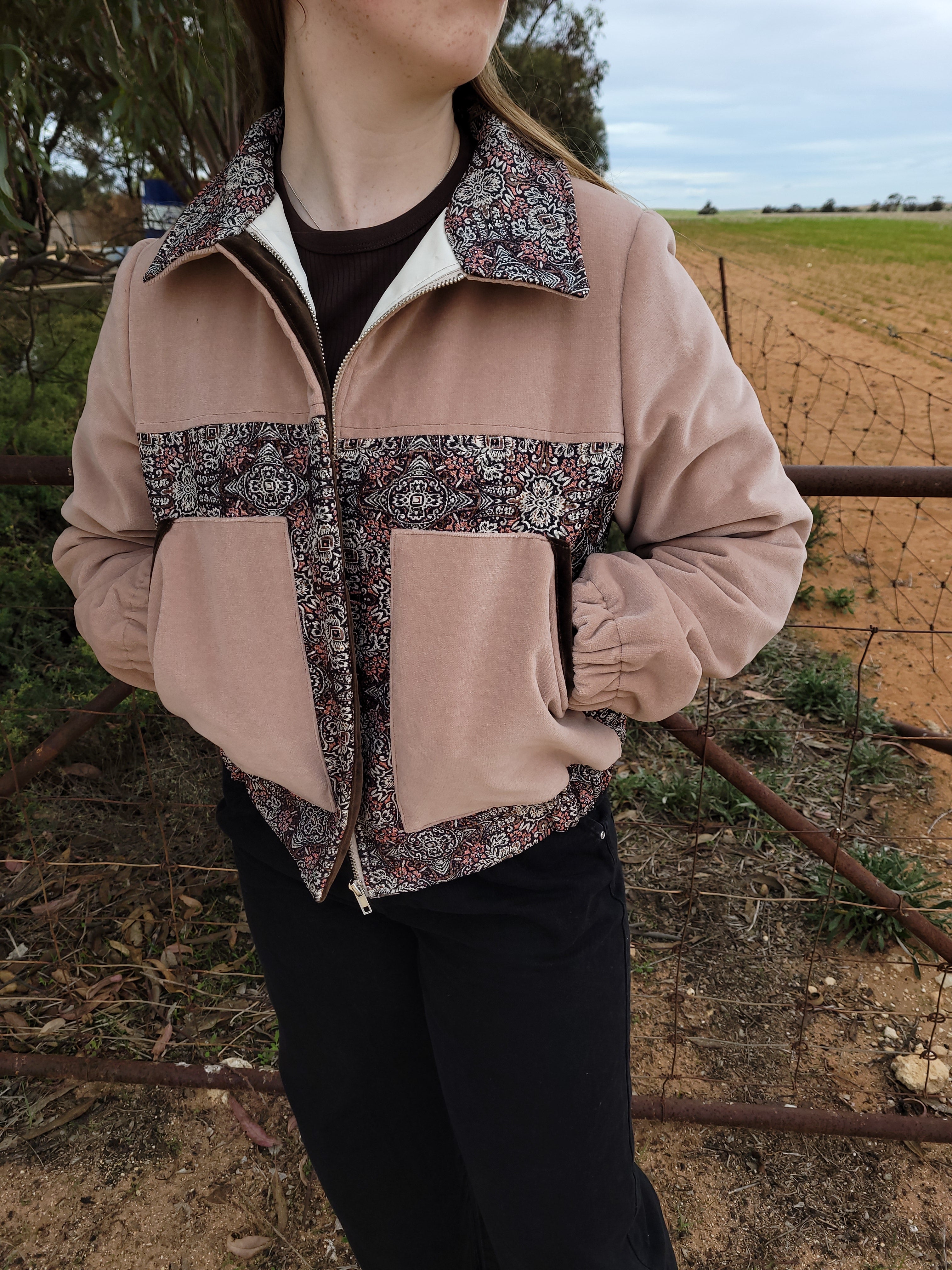 Dusk Til Dawn - Retro Bomber jacket - S/M