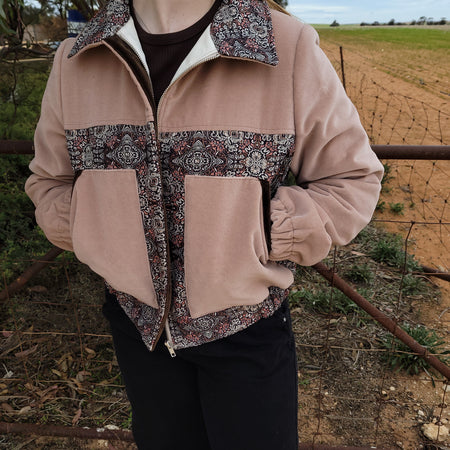 Dusk Til Dawn - Retro Bomber jacket - S/M
