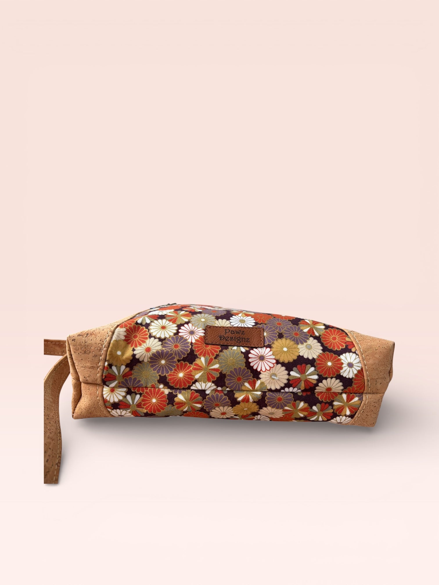 CORK & FLORAL CROSSBODY BAG