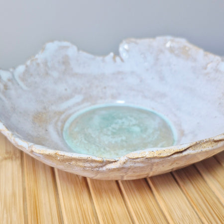 Elegance Ceramic Bowl with Vibrant Base