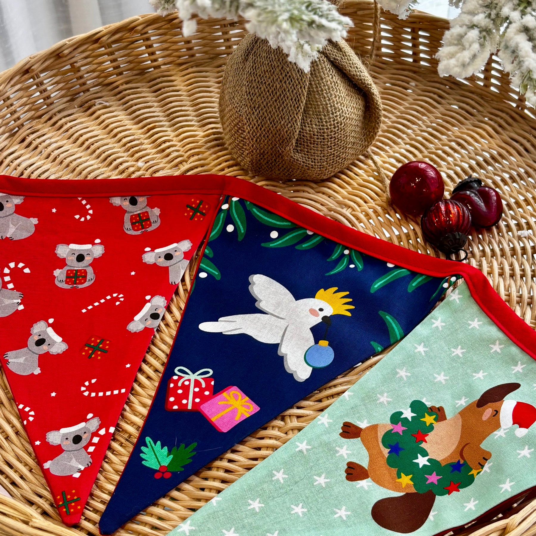 Christmas Australiana Bunting
