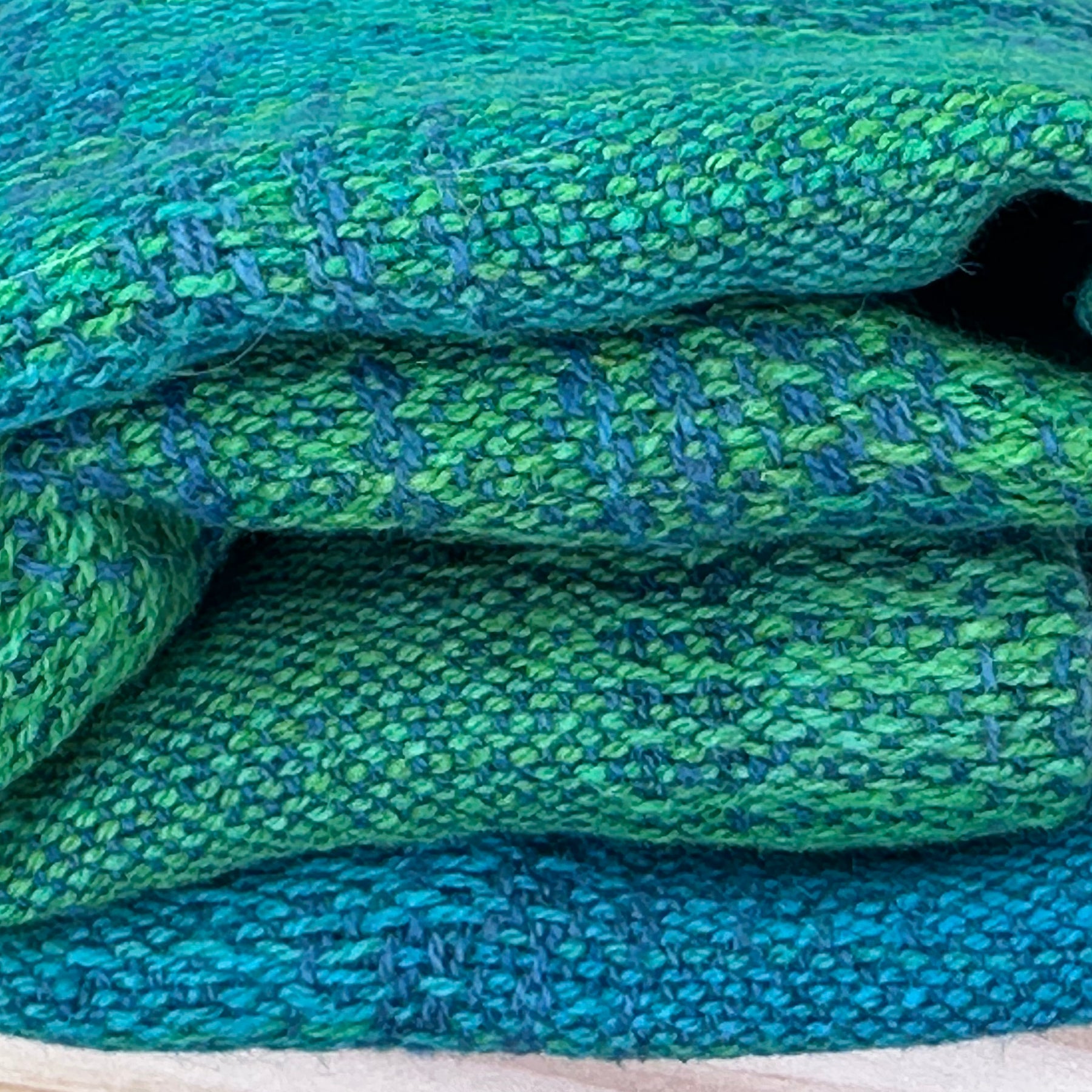 Hand-Dyed and Handwoven Linen/Cotton Tea Towels with Individuality