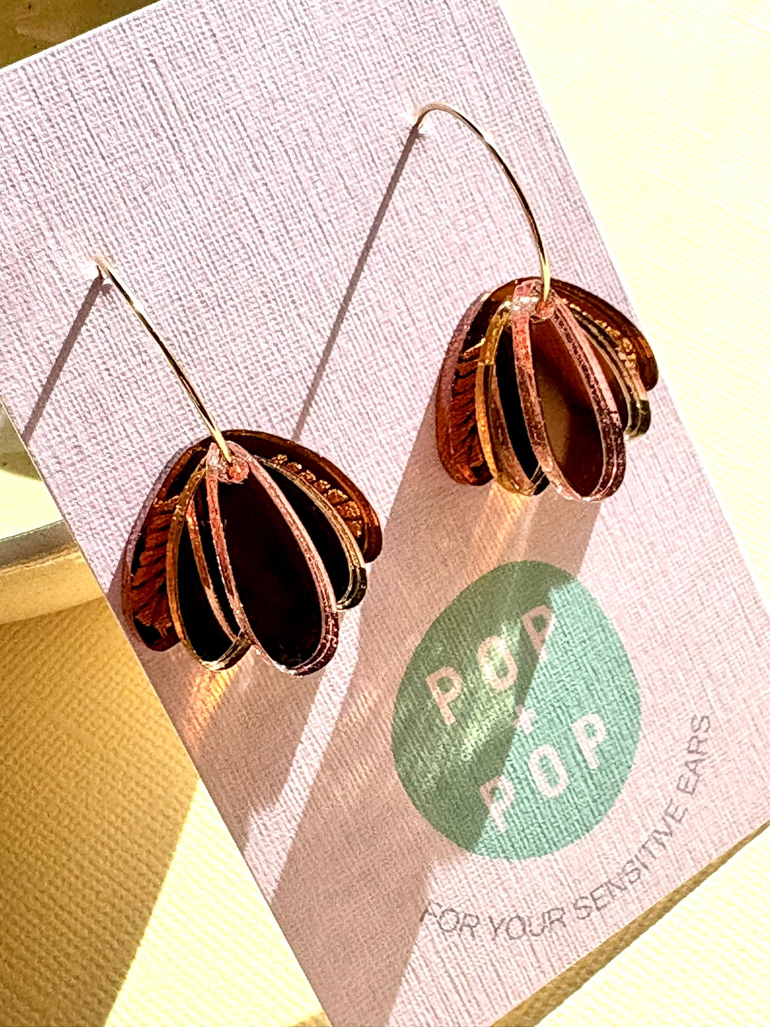 Fids Flower 3 Piece - Amber, Gold & Rose Gold