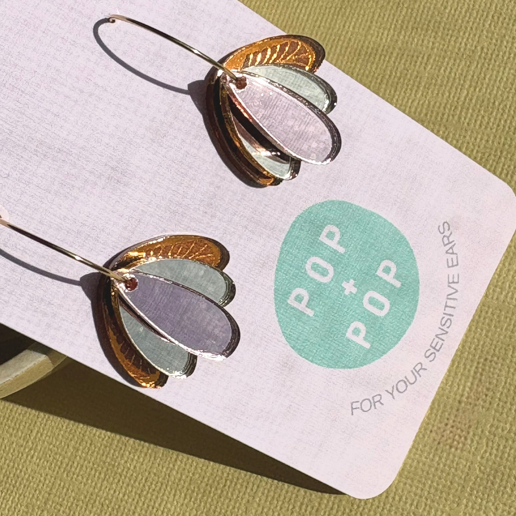Fids Flower 3 Piece - Amber, Gold & Rose Gold