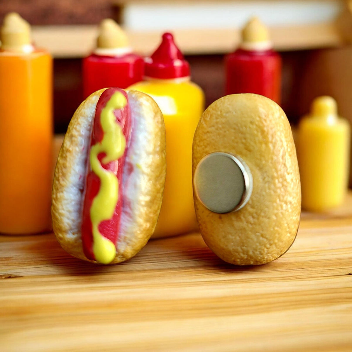 Decorative Fridge Magnets | Polymer Clay Miniature Fast Food | Food Inspired