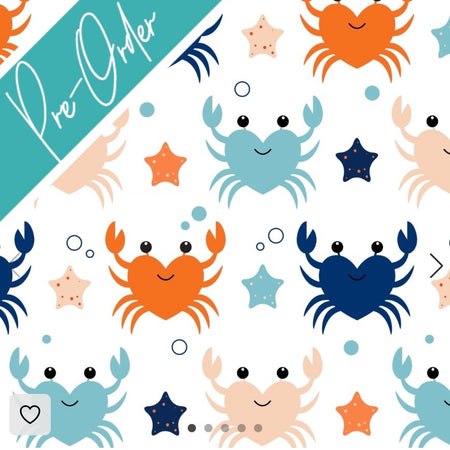 PRE-ORDER Water-resistant wet bags - Cute Crabs (Creative Monsoon)