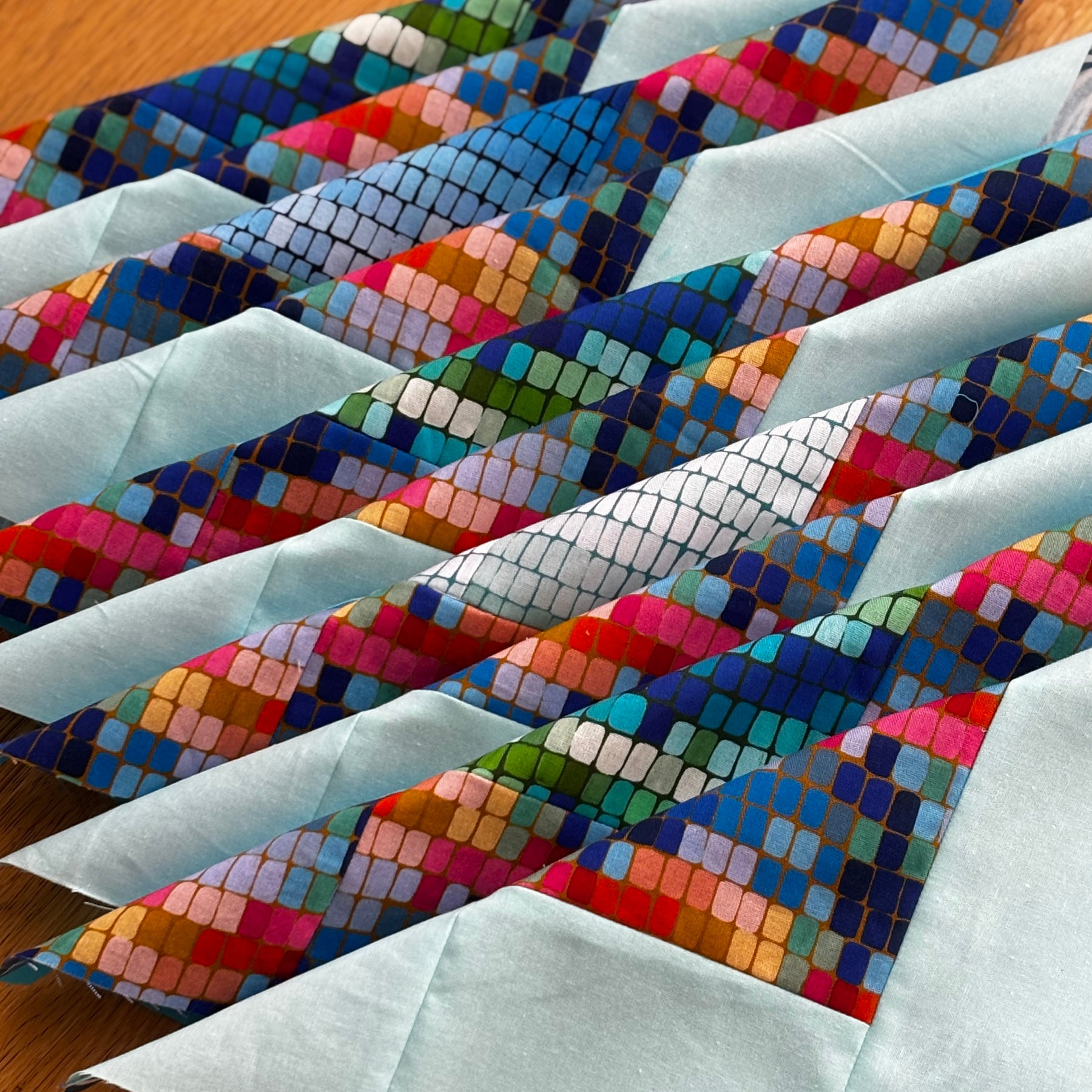 Custom queen quilt Heather
