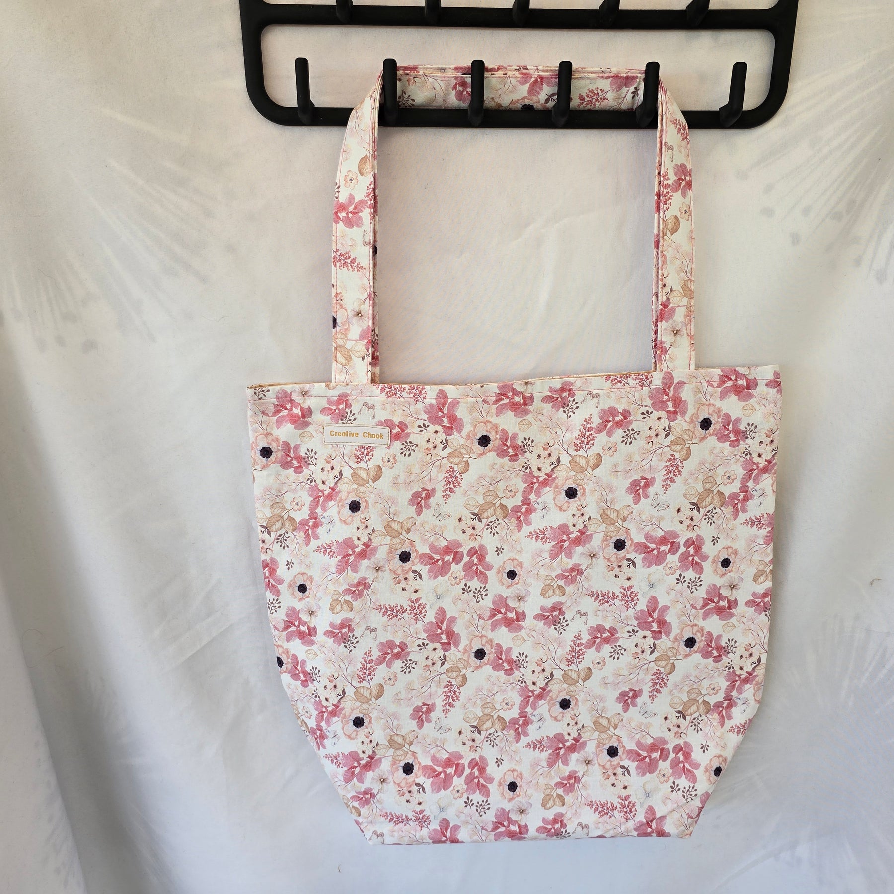 Handmade | Lined | Cherry Blossom | Tote Bag