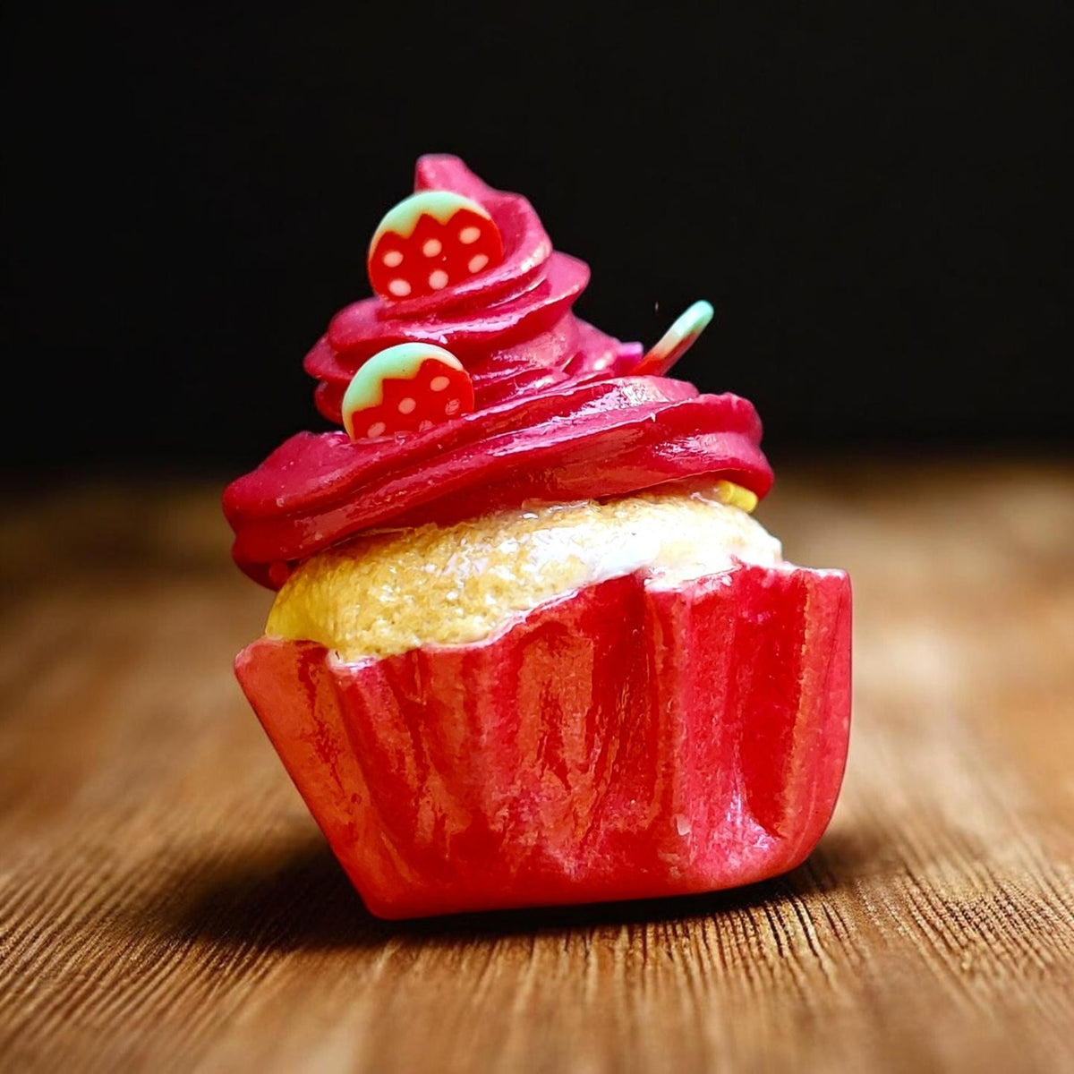Decorative Fridge Magnets | Polymer Clay Miniature Cupcakes | Food Inspired