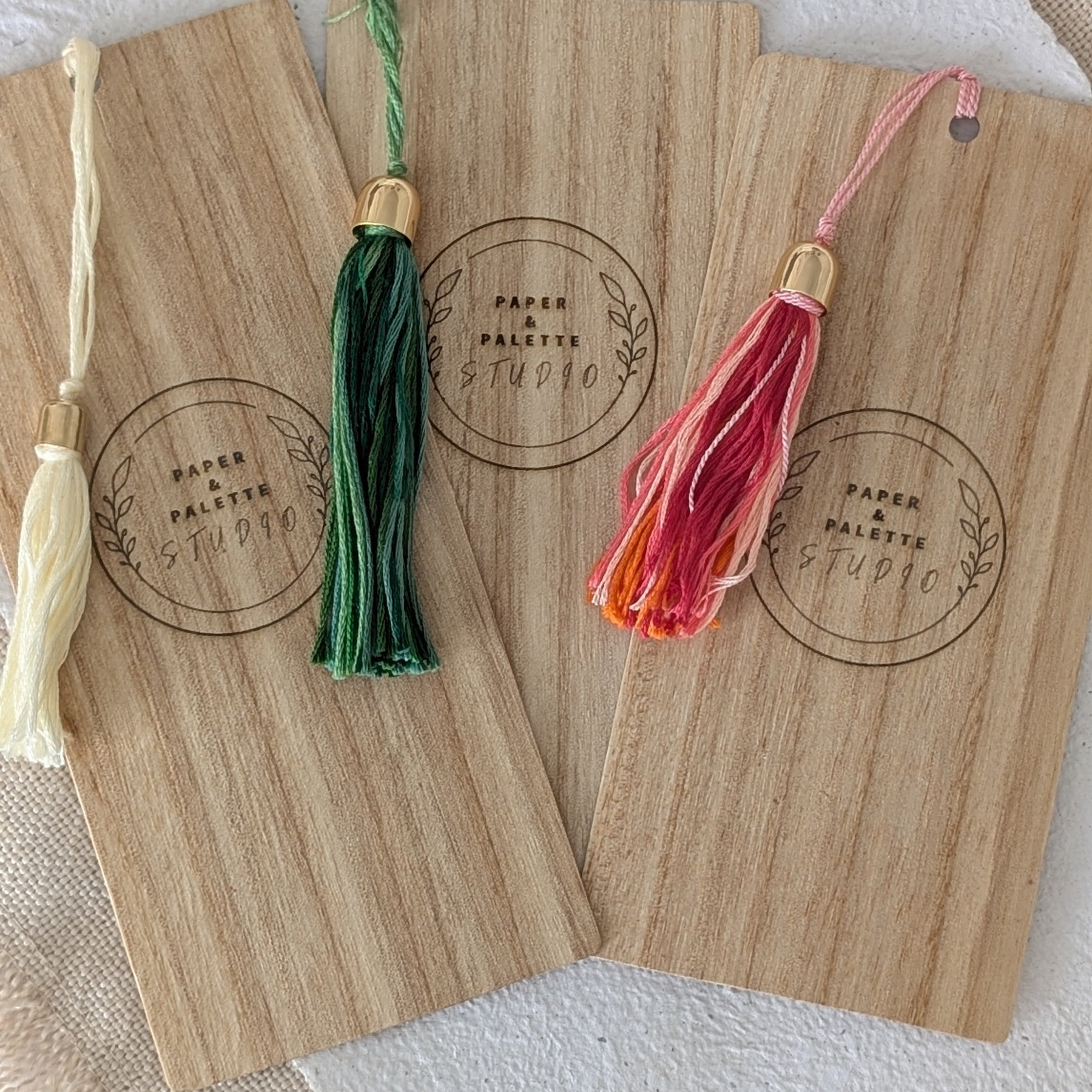Handmade Botanical Watercolour Bookmark – Gift for Readers