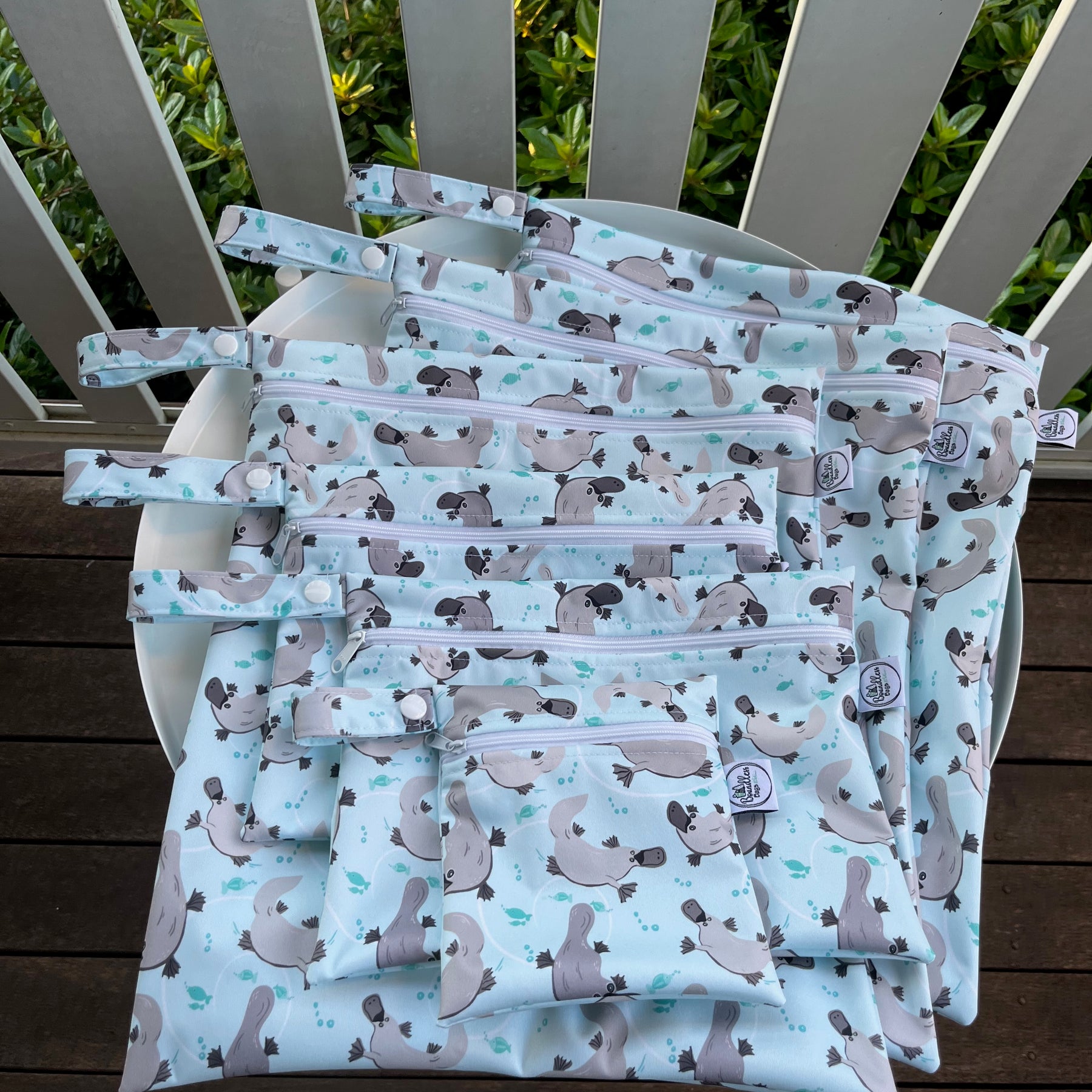 READY MADE Water-resistant wet bags - Platypus (Annette Winter)