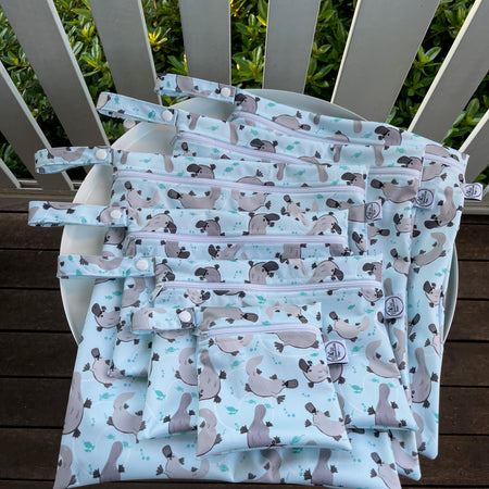 READY MADE Water-resistant wet bags - Platypus (Annette Winter)