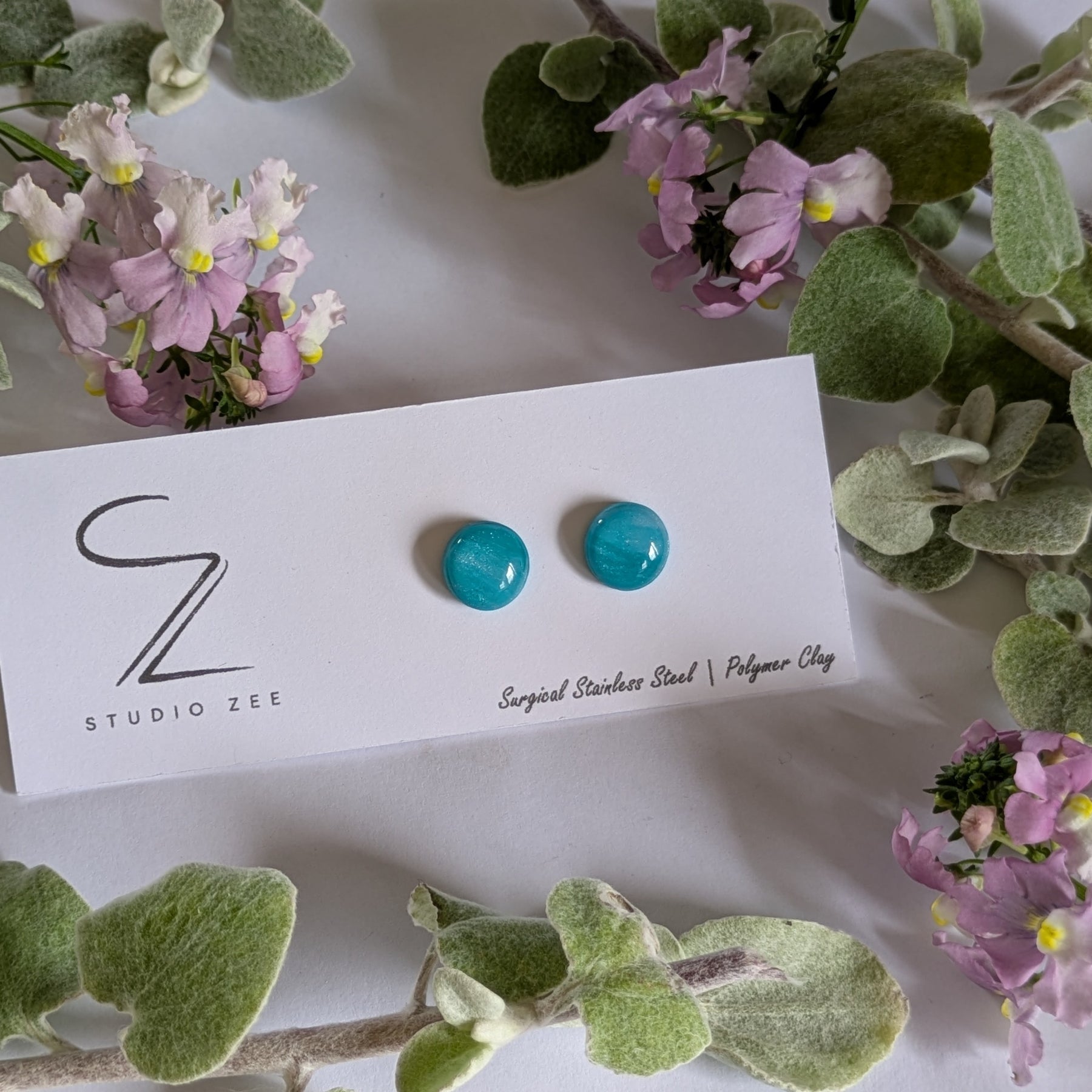 Colourful Stud Earrings