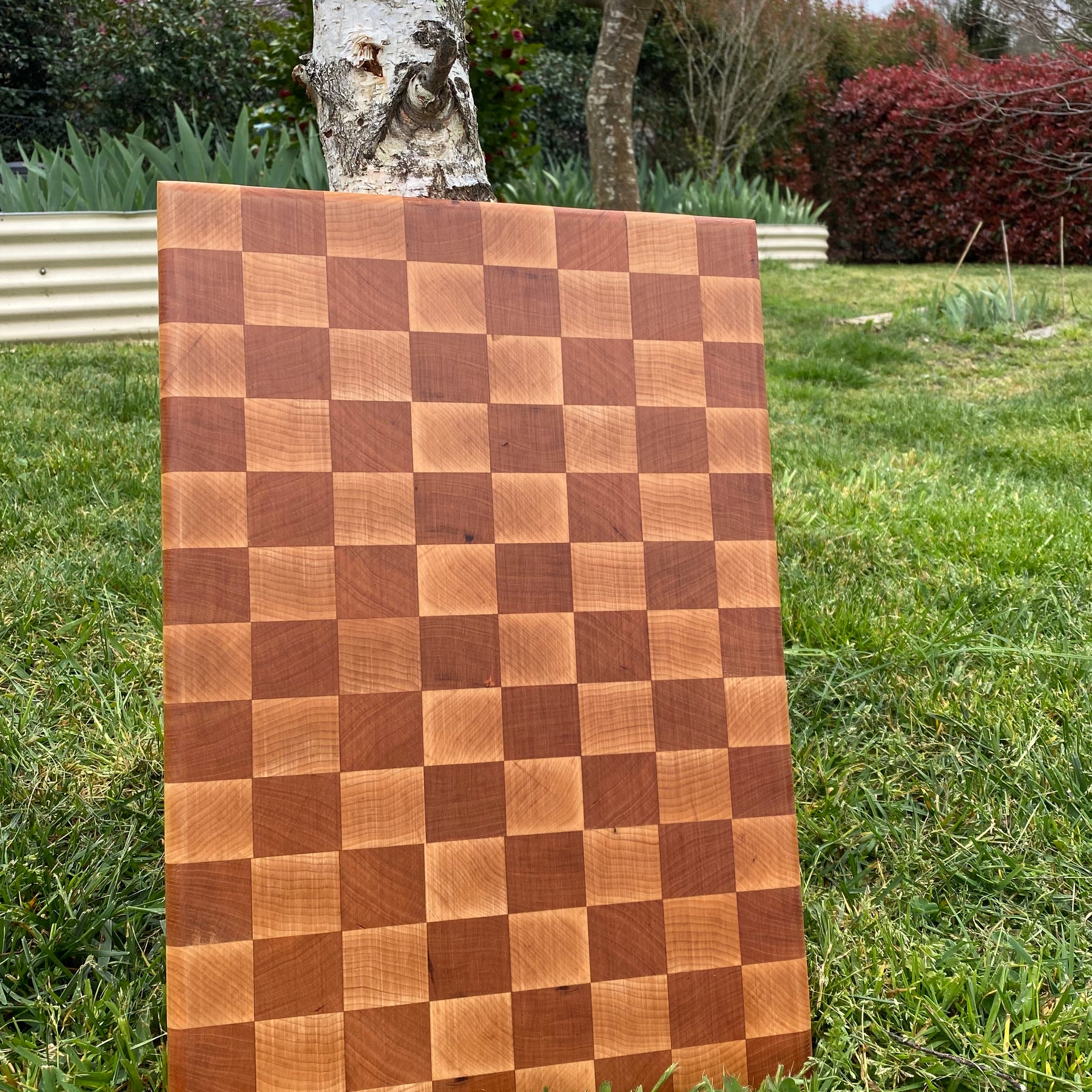 Handcrafted (Chess Board Pattern) Chopping Board