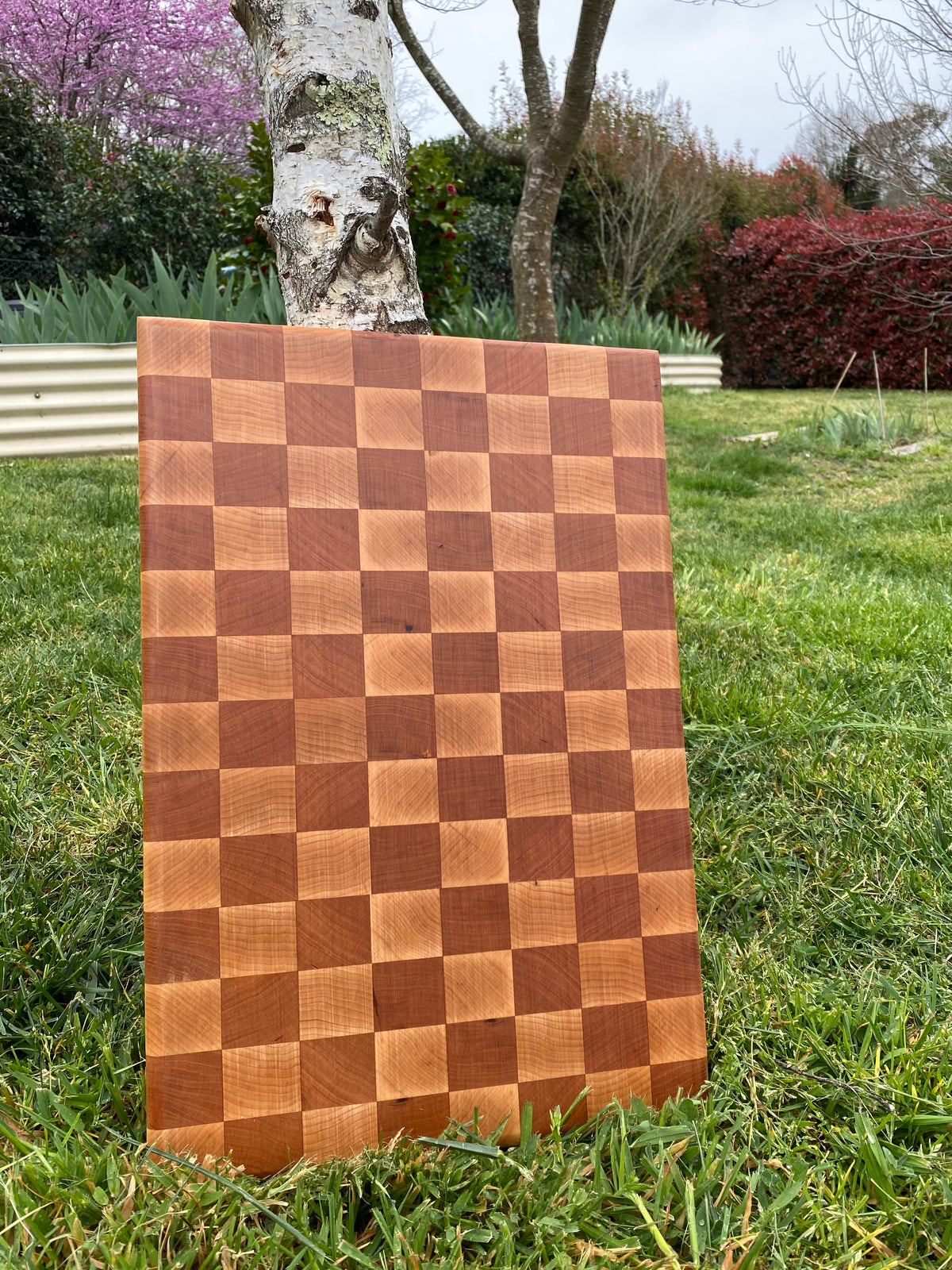 Handcrafted (Chess Board Pattern) Chopping Board