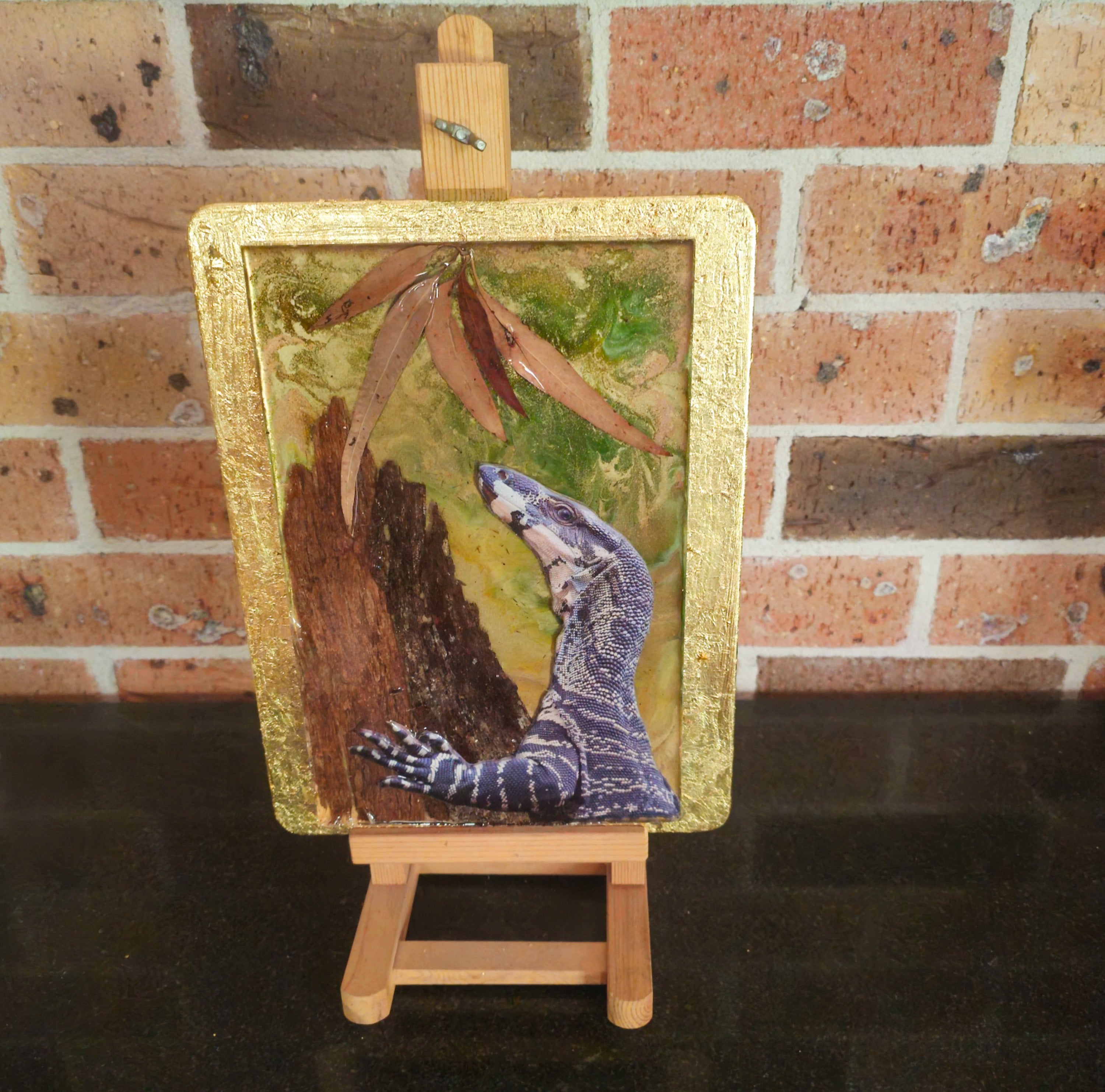 Wall Art Mixed media | Lacy Patterns on Bark