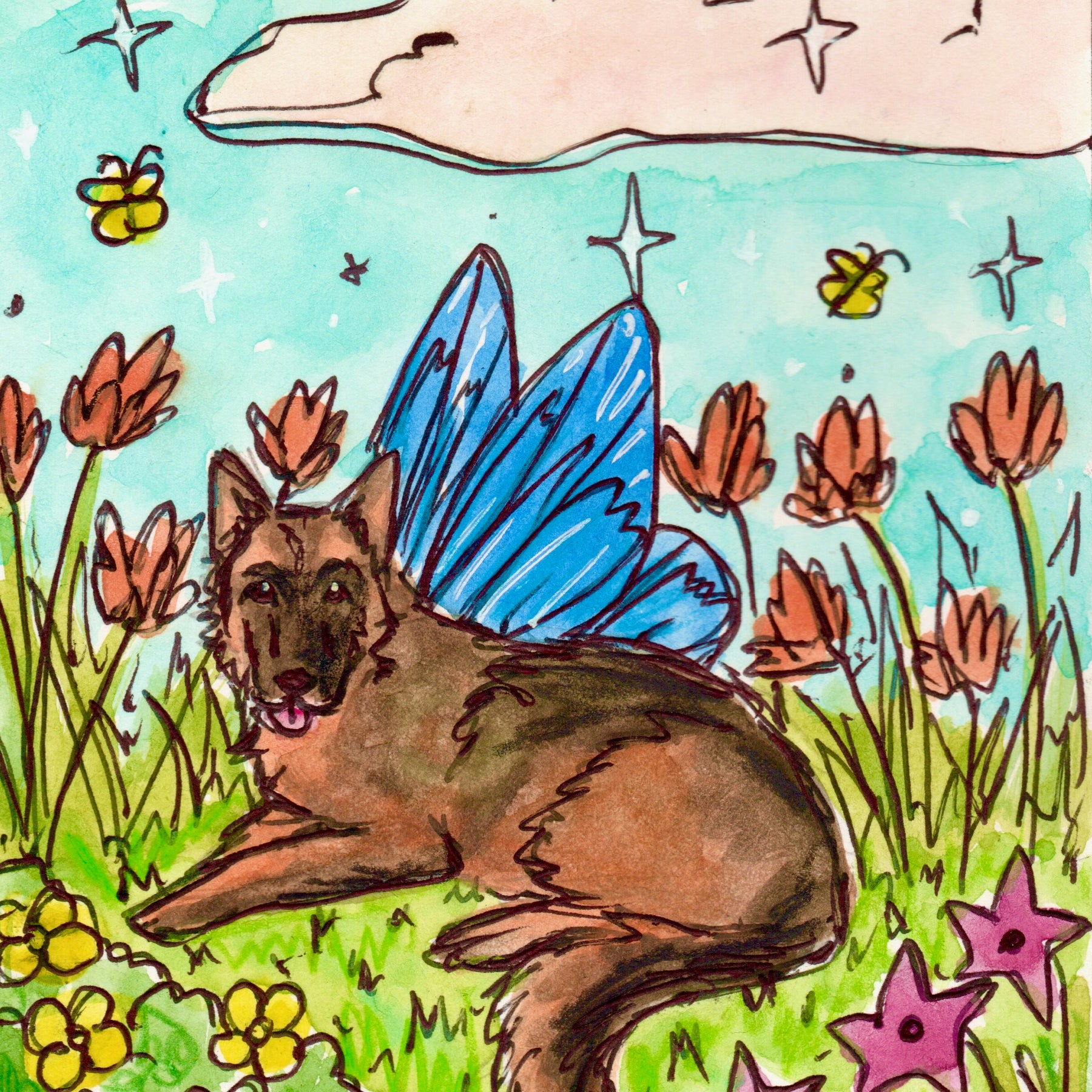 Pet Art - Custom Doodle Pawtrait